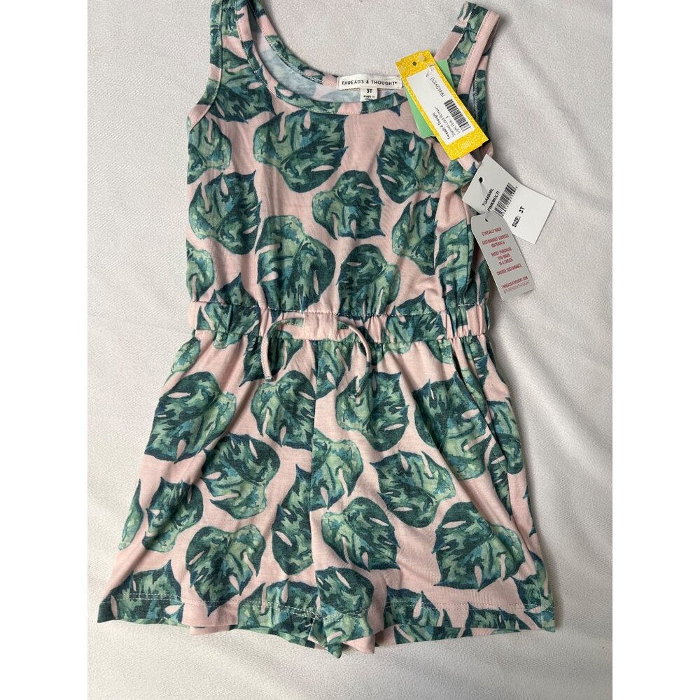 BNWT Girls Threads 4 Thought Romper - Size 3